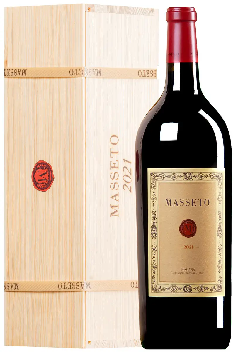 “Masseto” Toscana IGT 2021 · MAGNUM in Original-Holzkiste