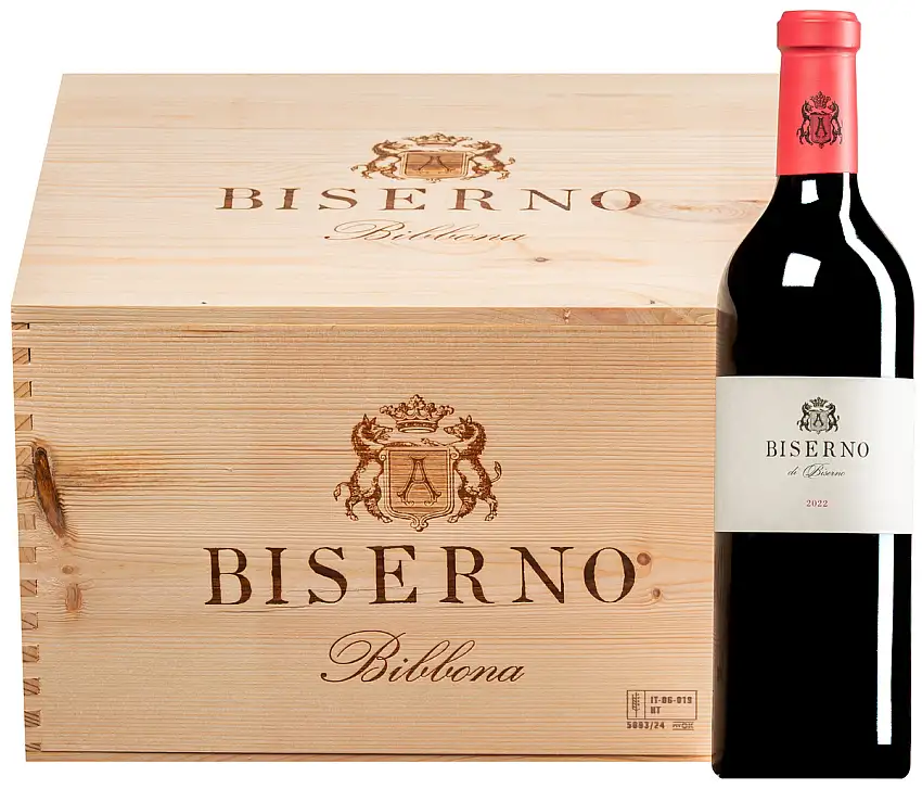 “Biserno di Biserno” Toscana IGT 2022 · 6 Flaschen in Original-Holzkiste