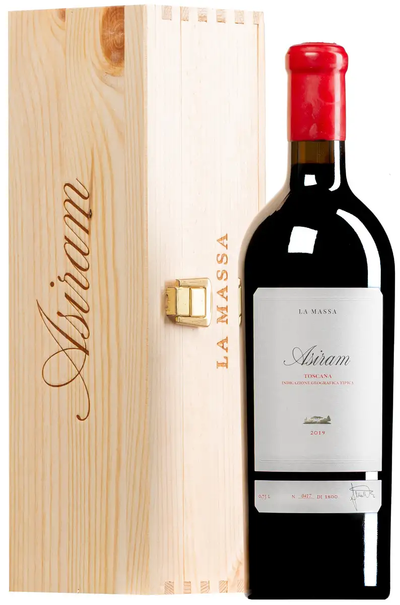 “Asiram” Rosso Toscana IGT 2019 · 0,75l in Original-Holzkiste