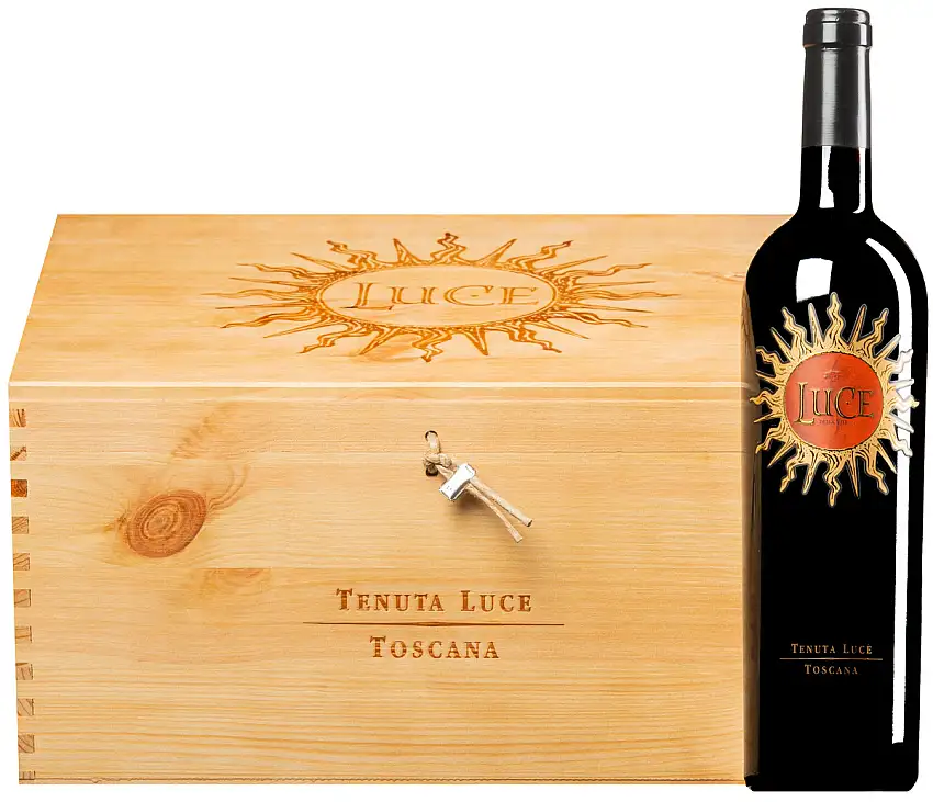 “Luce” Toscana IGT 2021 · 6 Flaschen in Original-Holzkiste