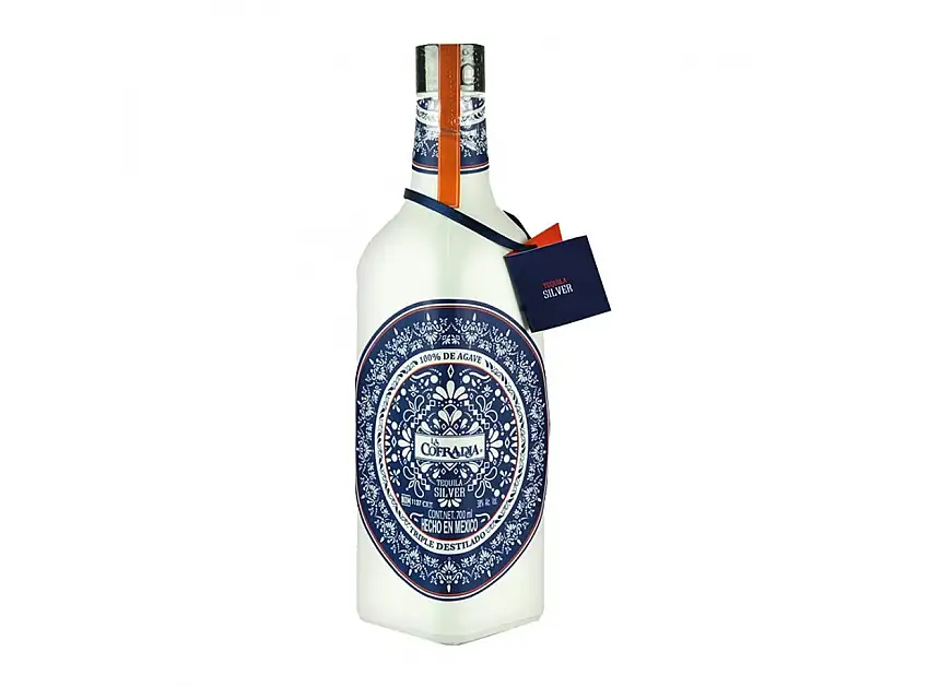 Tequila Cofradía Cerámica One Blanco 70cl.