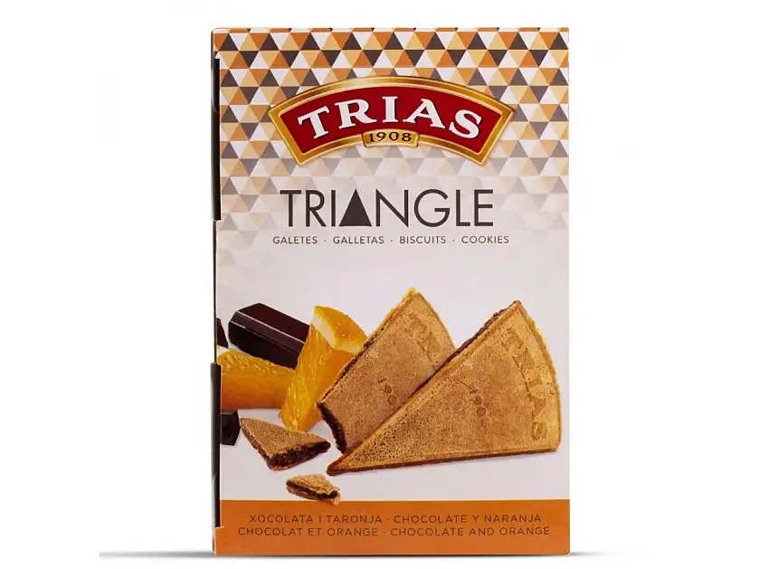 Trias Triángulo Choco-naranja 100 gr.