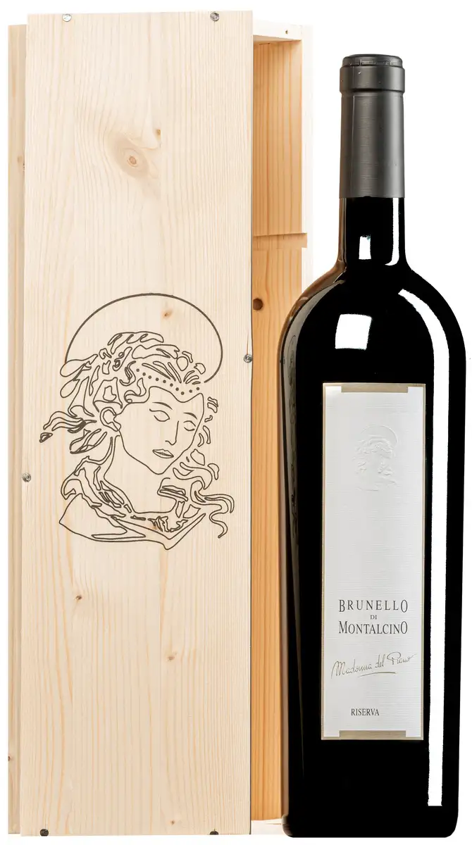 Brunello di Montalcino “Madonna del Piano” Riserva DOCG 2015 · MAGNUM in Original-Holzkiste