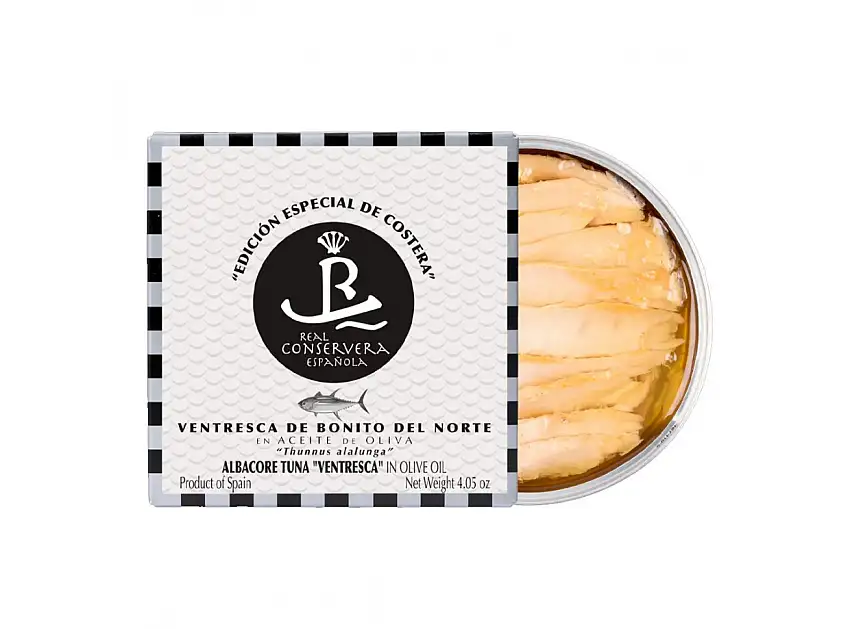 Ventresca De Bonito Costera En Aceite De Oliva Real Conservera Española 120gr.