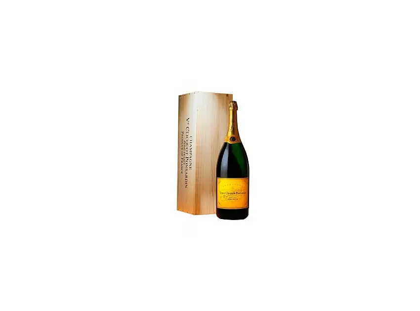 Veuve Clicquot Brut Jeroboam 3l Caja de Madera