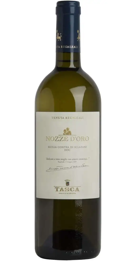 Weißgold-Hochzeit „Contea di Sclafani“ DOC Tasca d'Almerita
