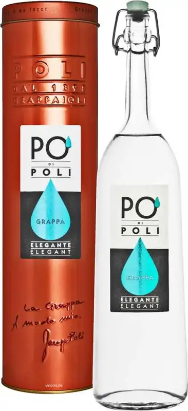 Grappa Po' di Poli Elegante in Geschenkdose