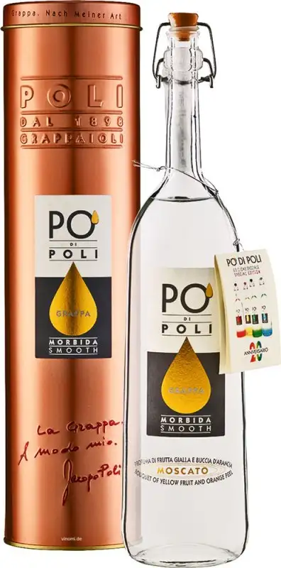 Grappa Po' di Poli Morbida - Smooth in Geschenkdose
