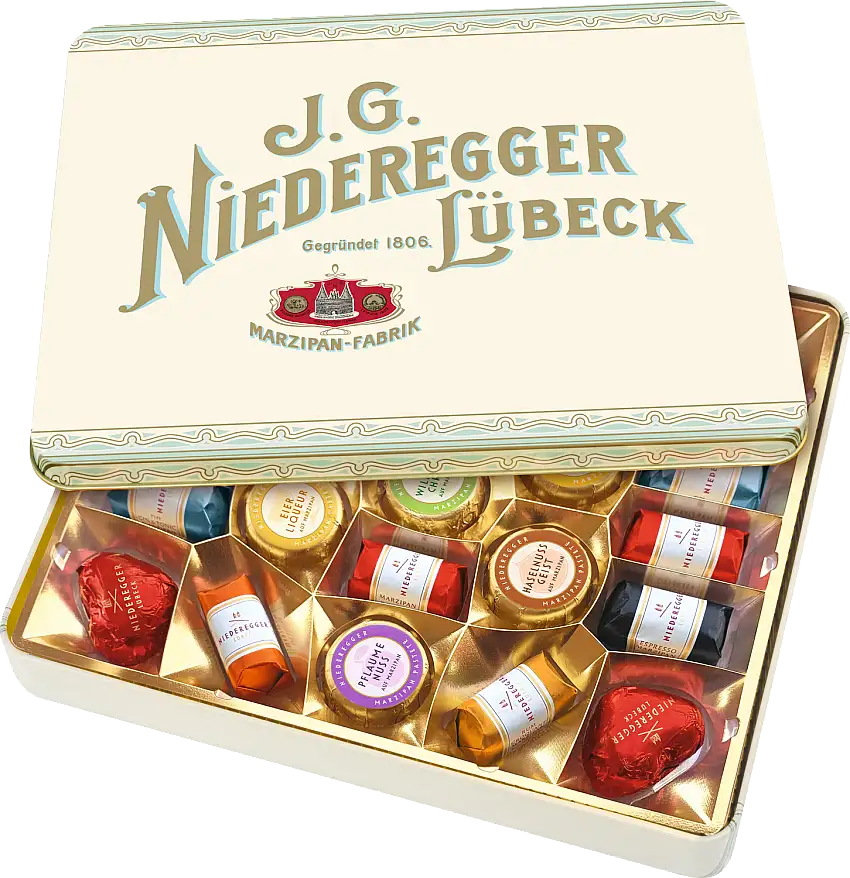 Nostalgiedose J.G. Niederegger Lübeck