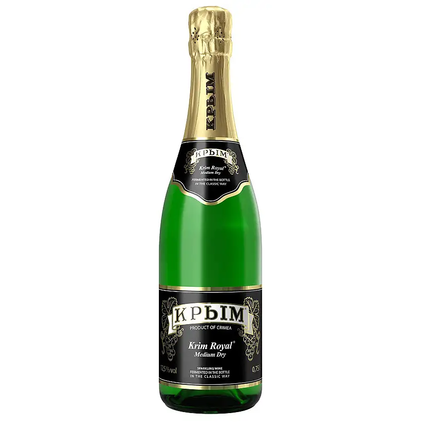 Krim Sekt, weiß, halbtrocken 0,75Liter 12,5%vol.