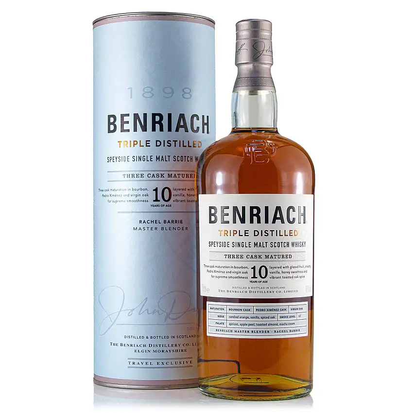BenRiach Triple Distilled 10 Jahre 43%vol. 1 Liter