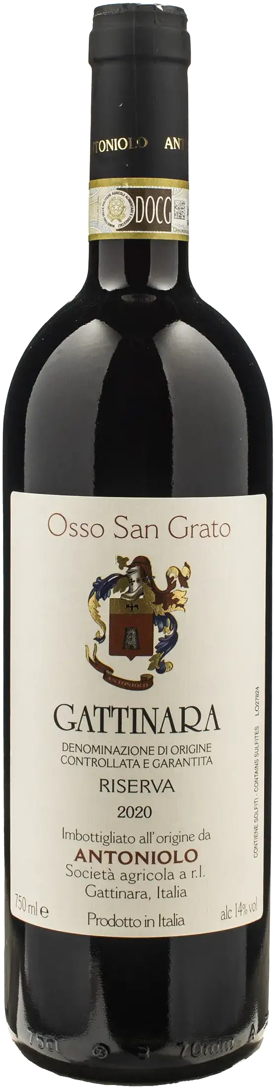 Antoniolo Gattinara Riserva Osso San Grato 2020