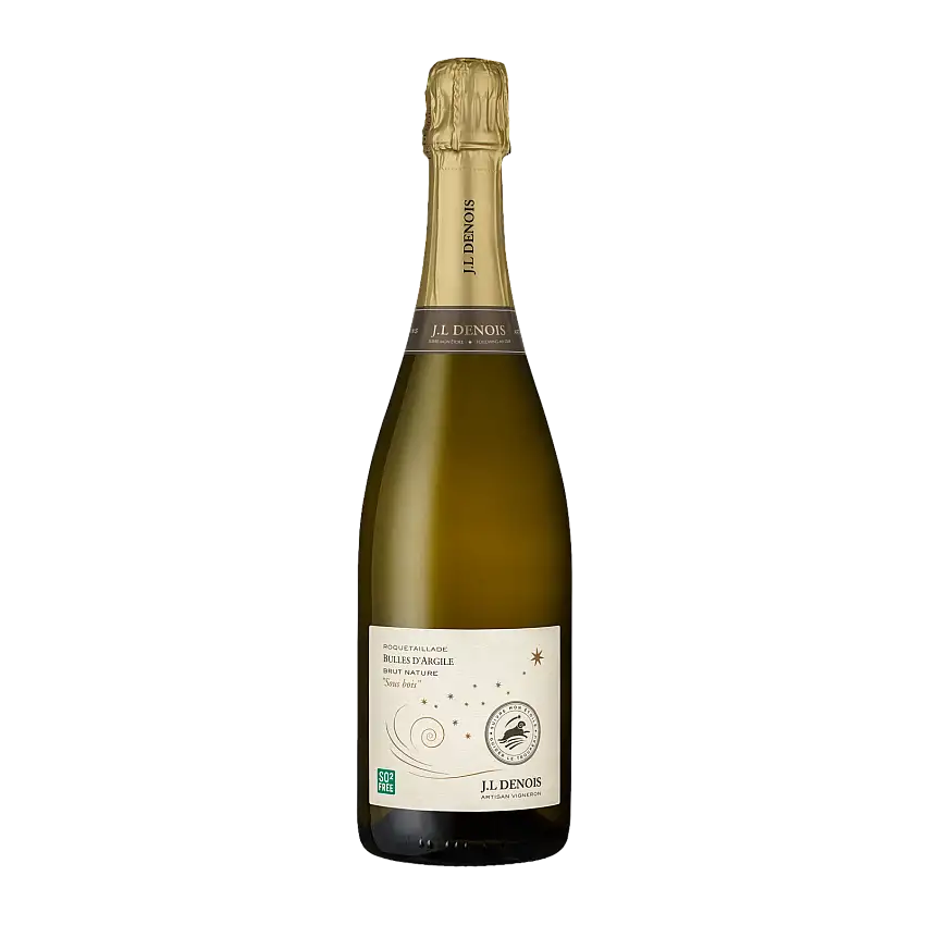 Bulles d'Argile Sous Bois, Crémant de Limoux Brut Nature, J.L. Denois Bio