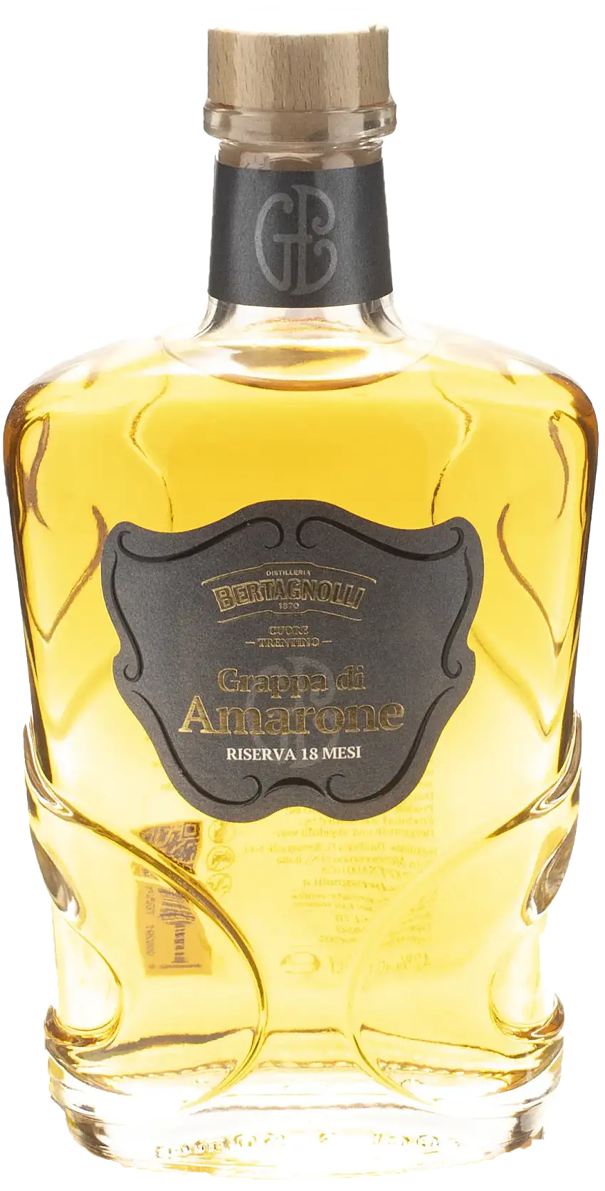 Distilleria Bertagnolli Grappa di Amarone Barrique Riserva 18 mesi 0.7L