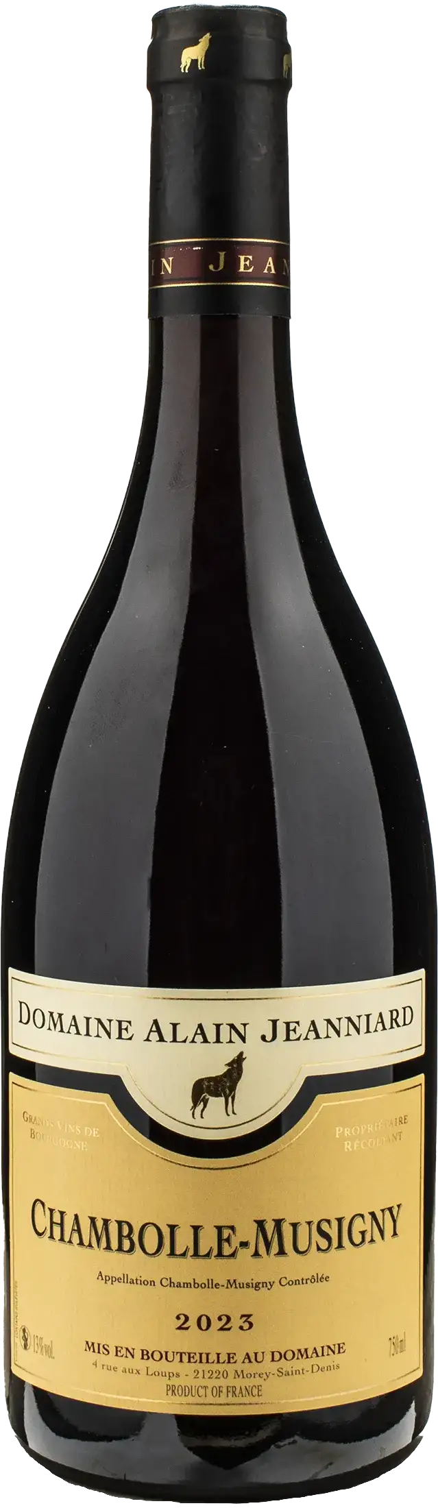 Alain Jeanniard Chambolle Musigny 2023