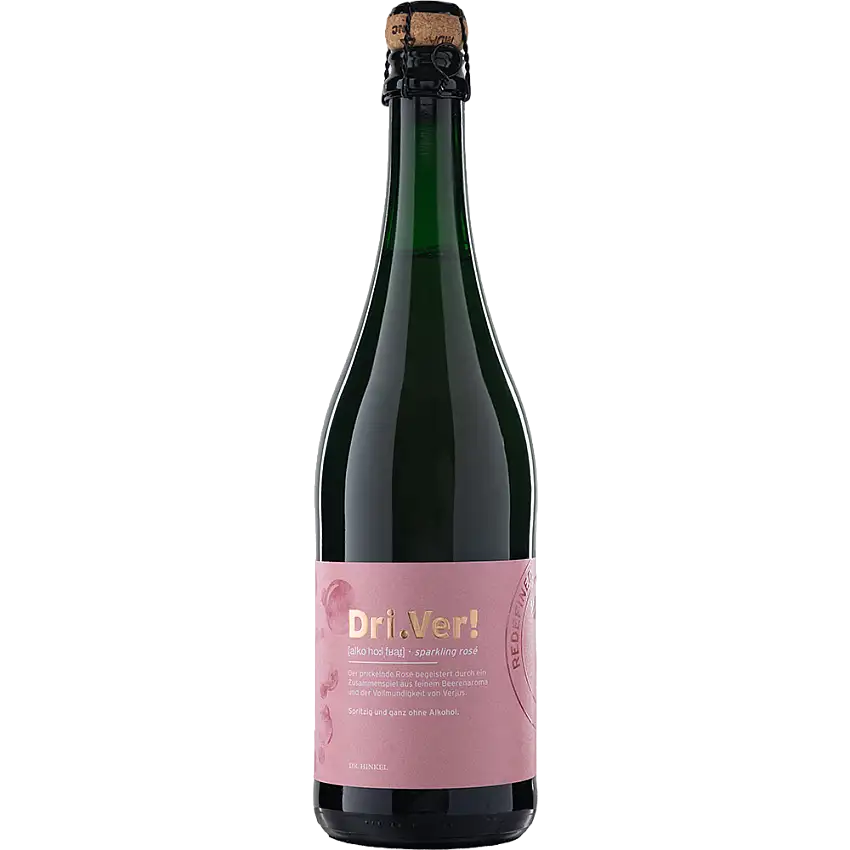 Dri.Ver! - Sparkling Rosé alkoholfrei trocken - Weingut Dr. Hinkel