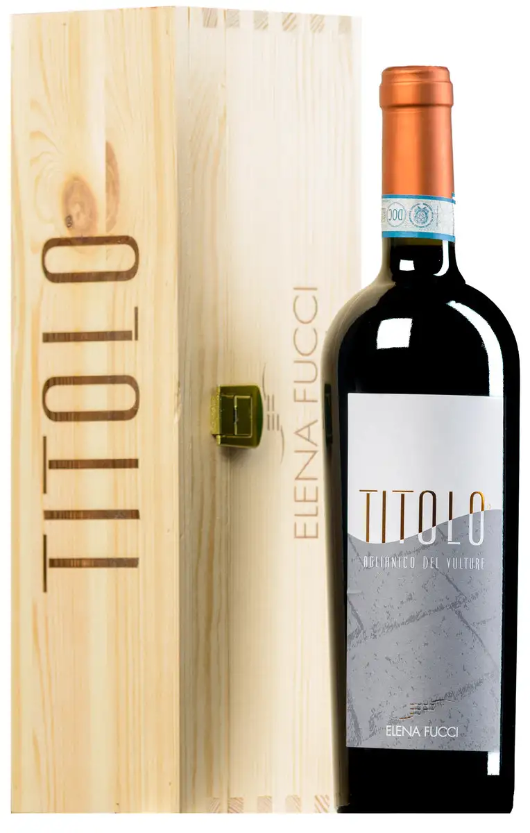 “Titolo” Aglianico del Vulture DOC 2019 · MAGNUM in Original-Holzkiste