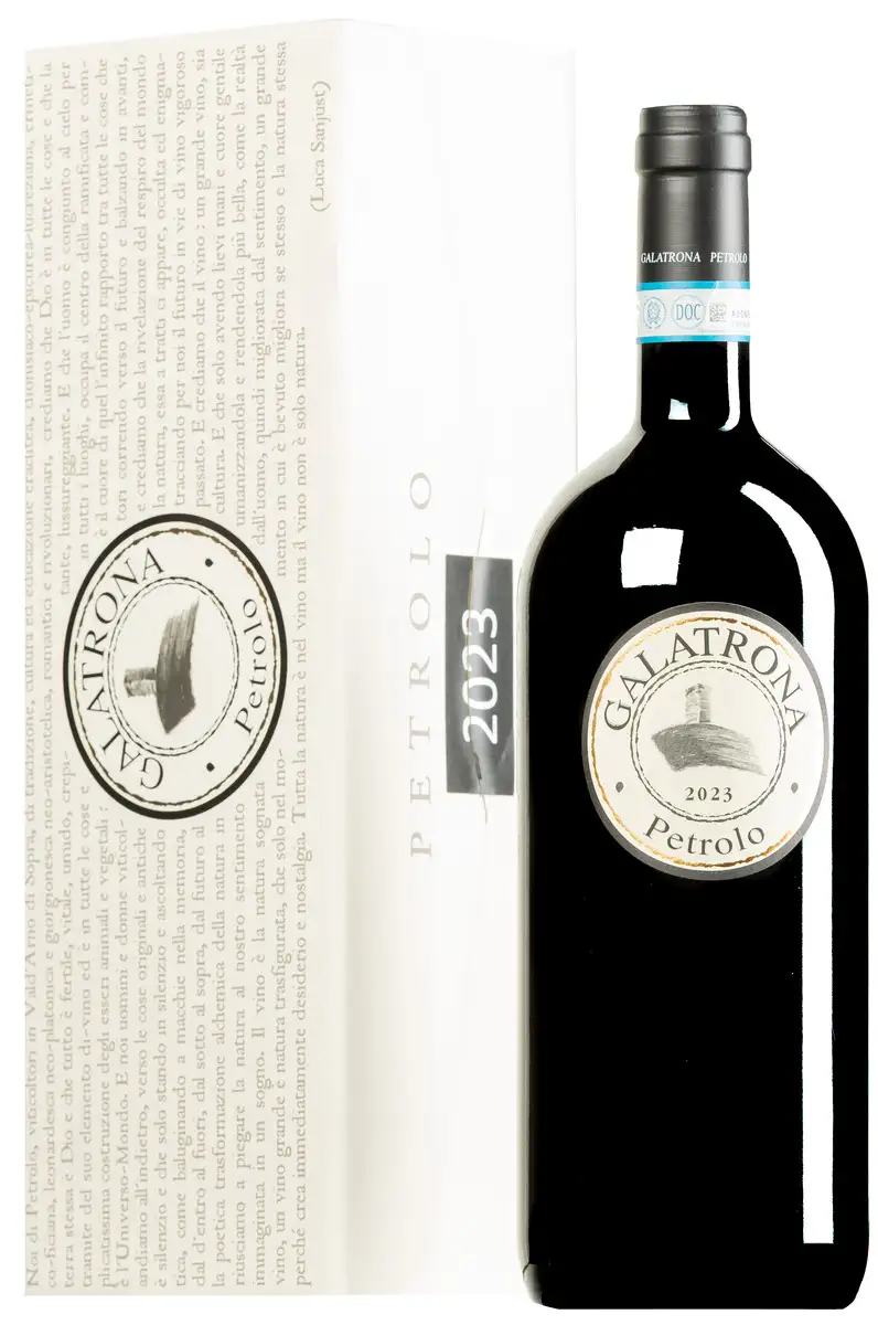 “Galatrona” Merlot Val d’Arno di Sopra DOC 2023 (BIO) · MAGNUM in Geschenkkarton