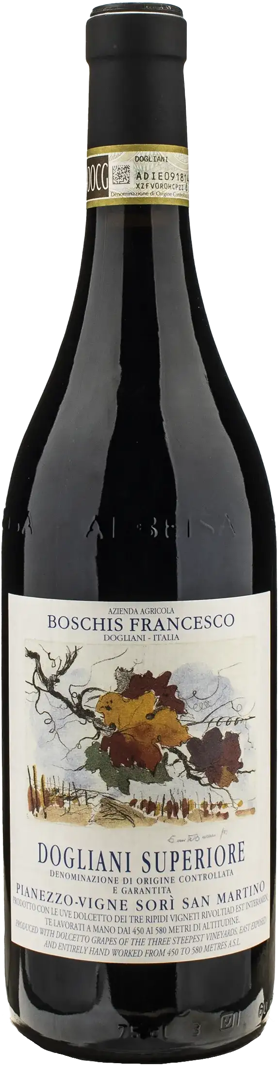 Francesco Boschis Dogliani Superiore Pianezzo Vigne Sori San Martino 2022