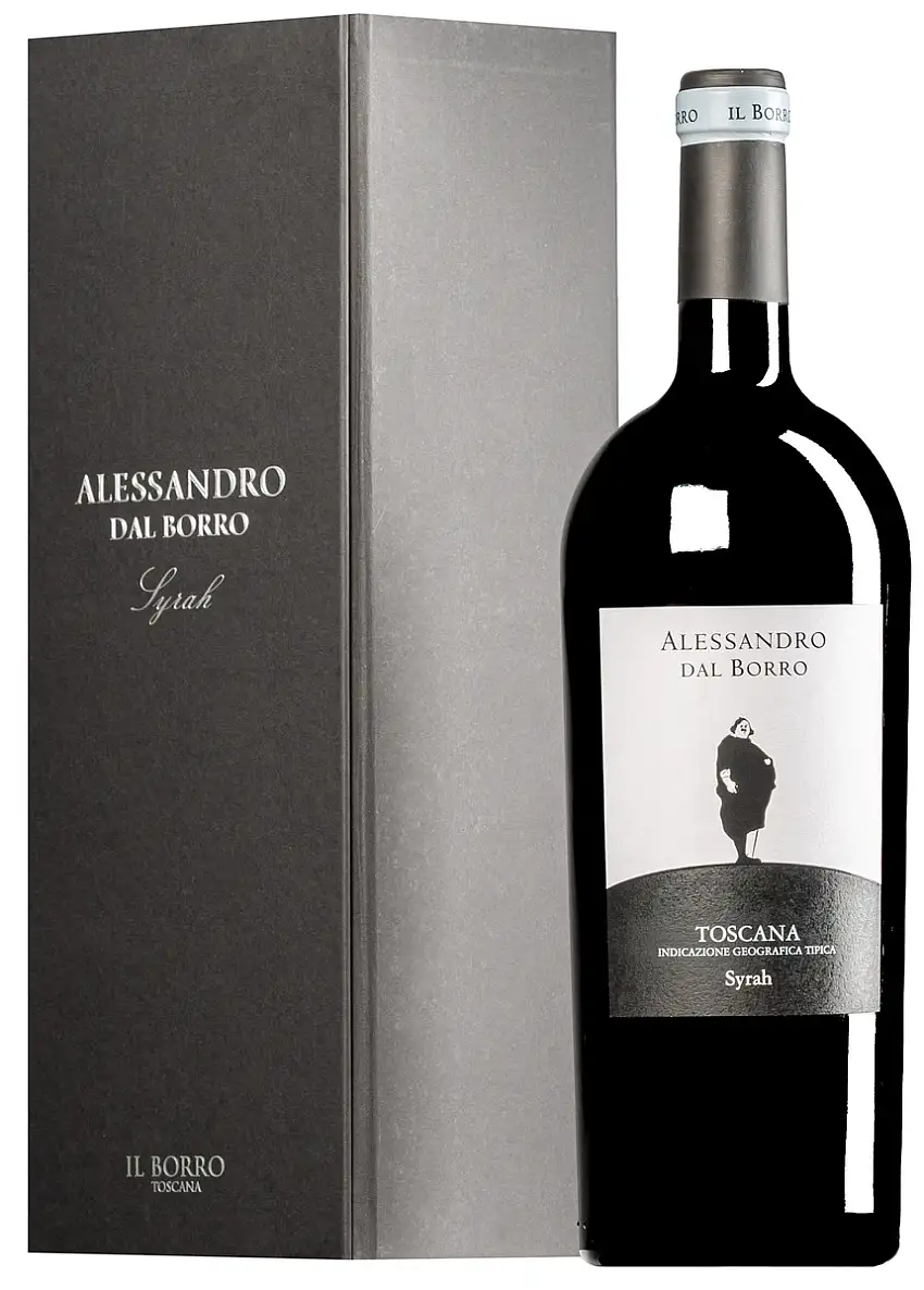 “Alessandro dal Borro” Syrah Toscana IGT 2016 (BIO) · MAGNUM in Geschenkkarton