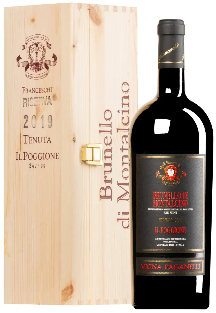 Brunello di Montalcino “Vigna Paganelli” Riserva DOCG 2019 · MAGNUM in Original-Holzkiste