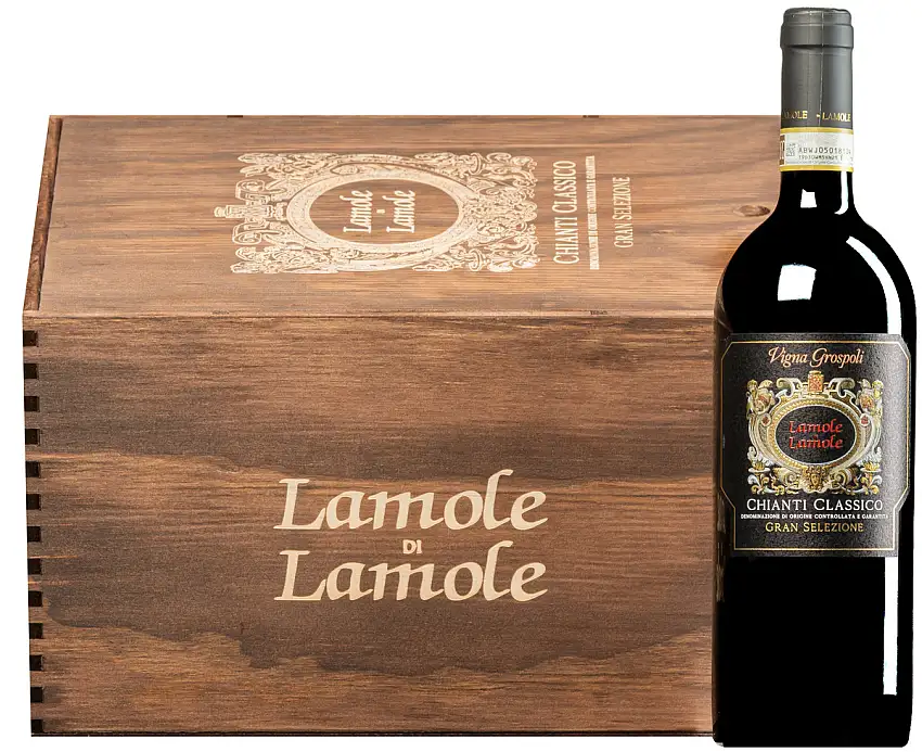 “Vigneto Grospoli” Chianti Classico Gran Selezione DOCG 2020 (BIO) · 6 Flaschen in Original-Holzkiste