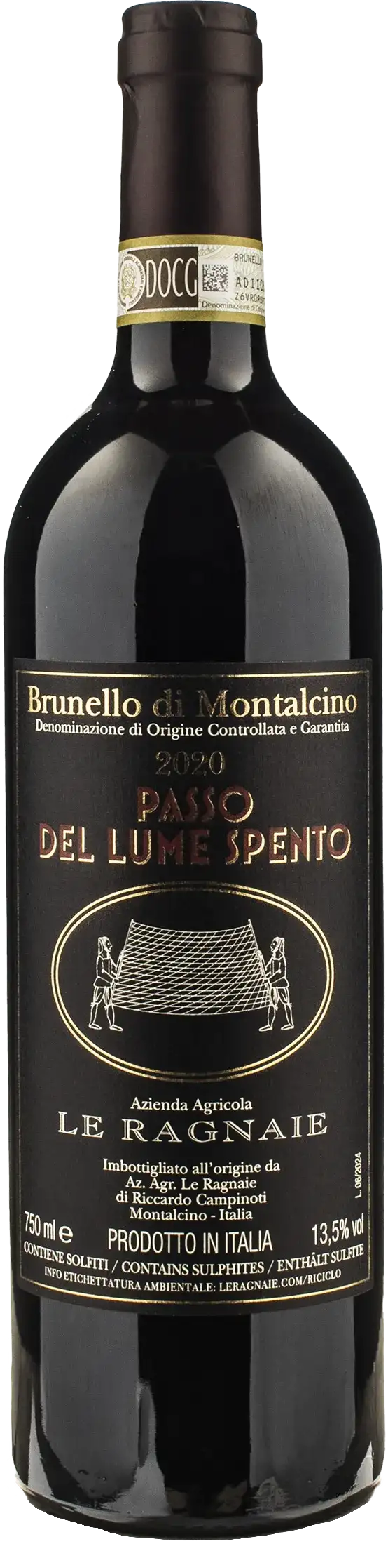 Le Ragnaie Brunello Montalcino Passo del Lume Spento 2020
