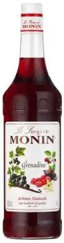 Monin Grenadine Sirup Literflasche Glas