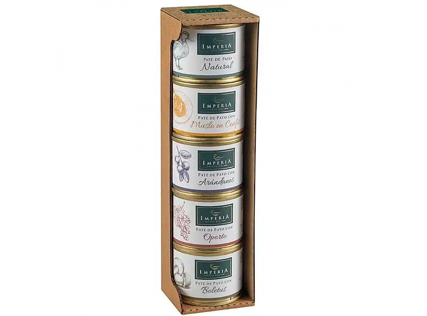pack 5 Pates x 70gr Surtidos Imperia