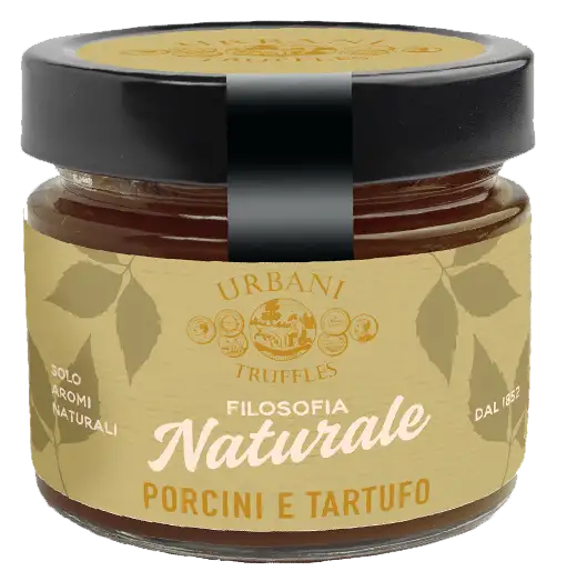 Glas mit Steinpilzen und Trüffeln Naturale 80g | Urbani