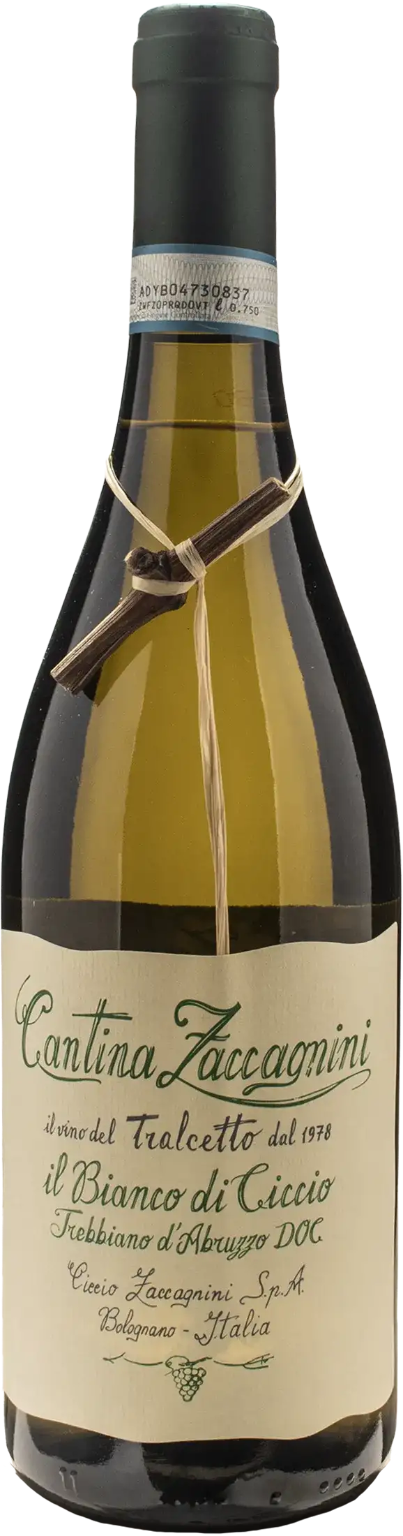Zaccagnini Trebbiano d'Abruzzo Bianco di Ciccio Tralcetto 2025